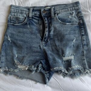sneak peak boutique jean shorts